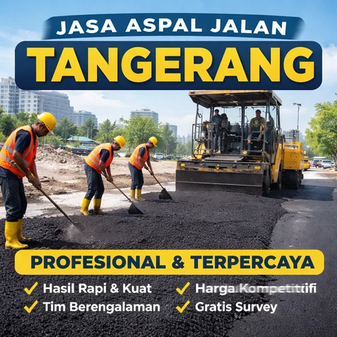 jasa aspal jalan tangerang